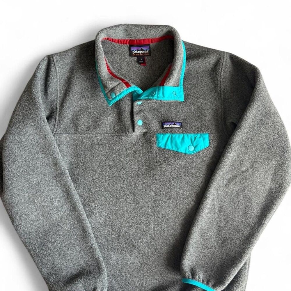 Patagonia Women's Lightweight Synchilla Snap-T Pullover Fleece Jacket Small